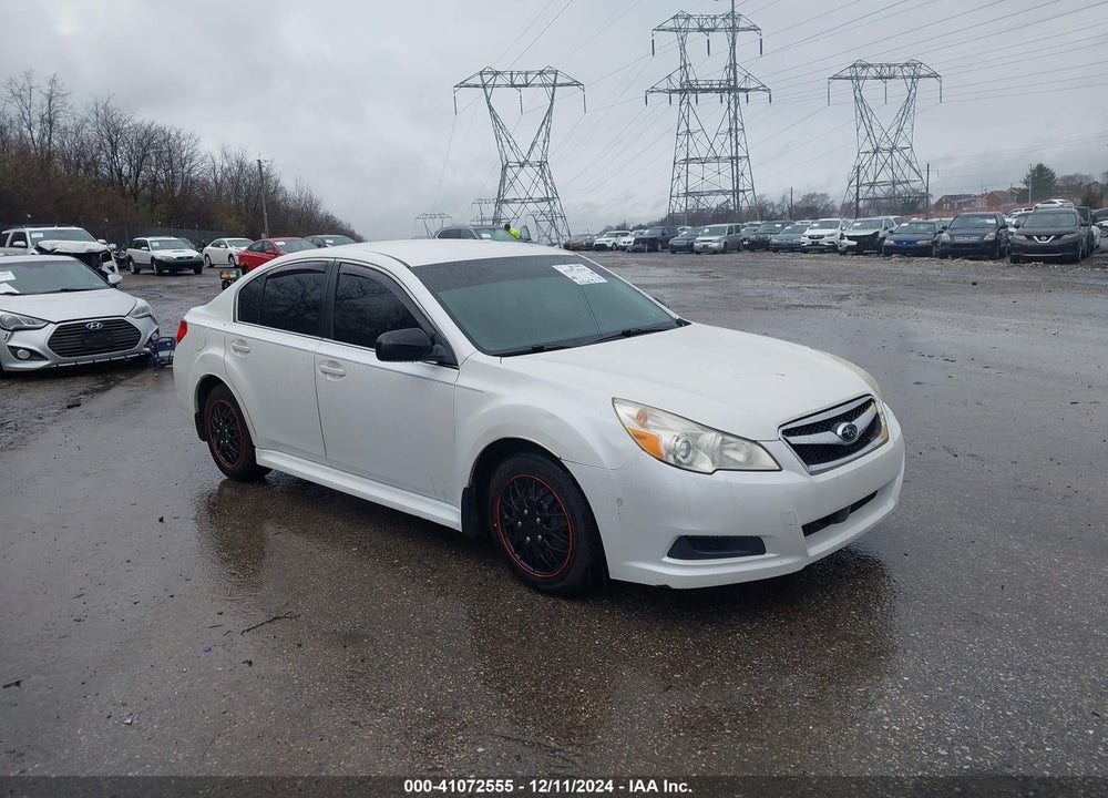 2011 SUBARU LEGACY 2.5I VIN: 4S3BMBA66B3234463
