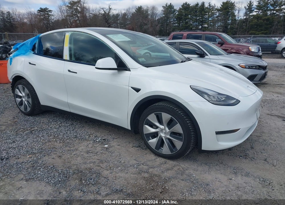 2021 TESLA MODEL Y LONG RANGE DUAL MOTOR ALL-WHEEL DRIVE VIN: 5YJYGDEEXMF083759