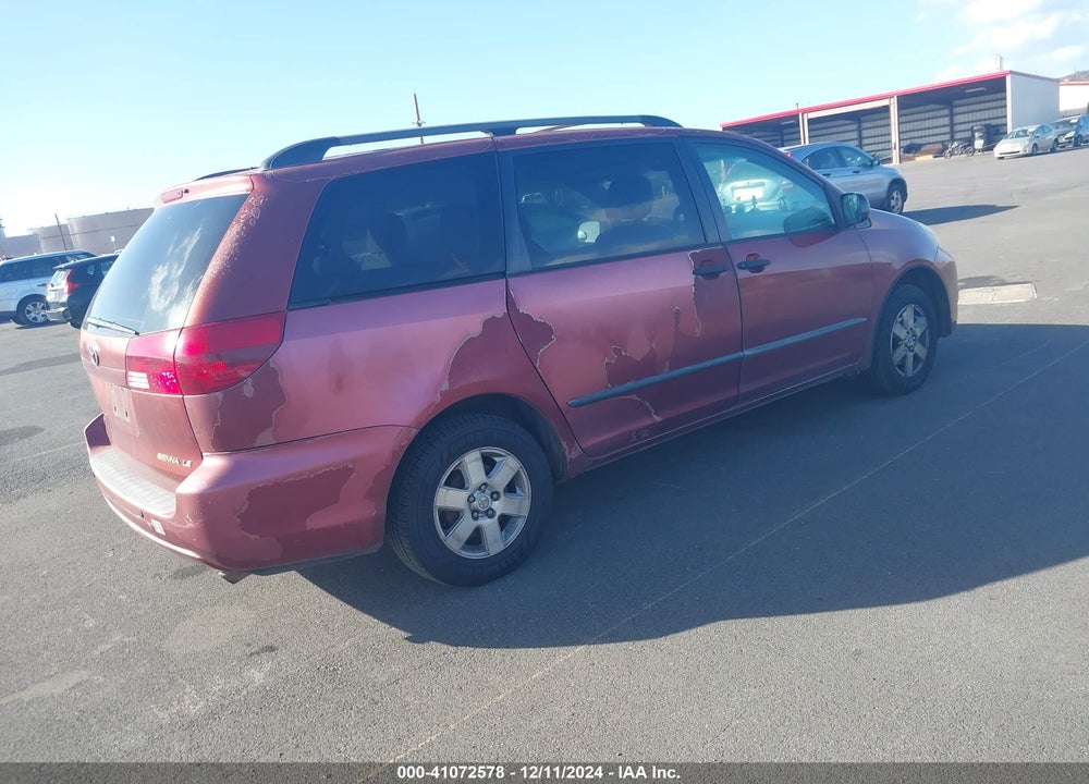 2004 TOYOTA SIENNA LE VIN: 5TDZA23C14S000405