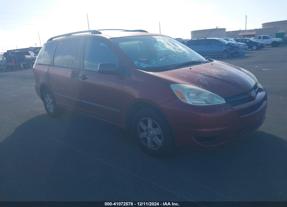 2004 TOYOTA SIENNA LE VIN: 5TDZA23C14S000405