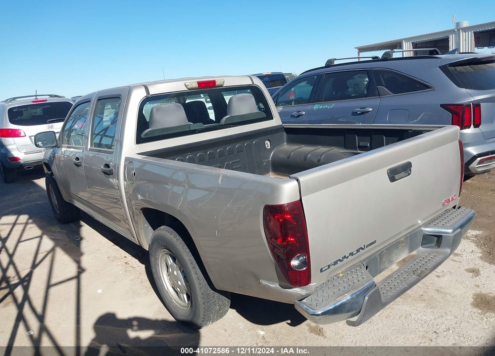2007 GMC CANYON SLE1 VIN: 1GTCS139678147474