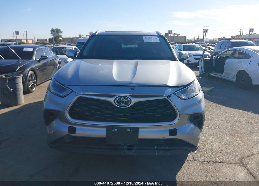 2021 TOYOTA HIGHLANDER HYBRID XLE VIN: 5TDGARAH9MS009089