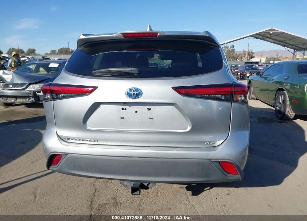 2021 TOYOTA HIGHLANDER HYBRID XLE VIN: 5TDGARAH9MS009089