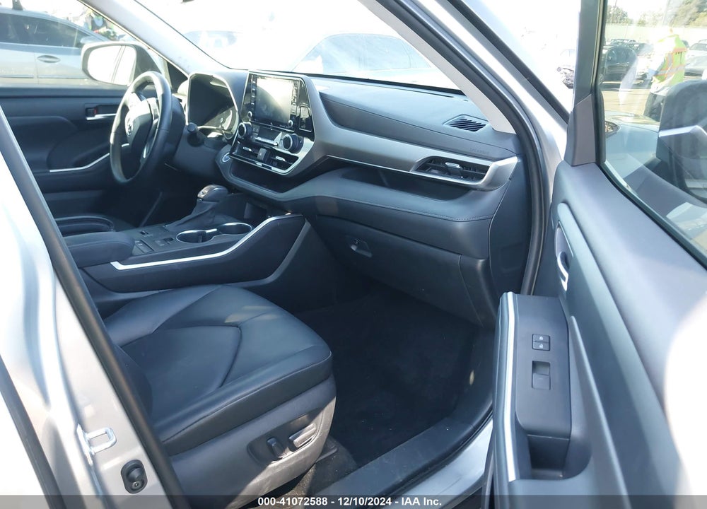 2021 TOYOTA HIGHLANDER HYBRID XLE VIN: 5TDGARAH9MS009089