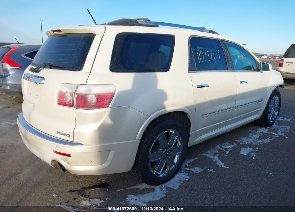 2012 GMC ACADIA DENALI VIN: 1GKKVTED3CJ389565