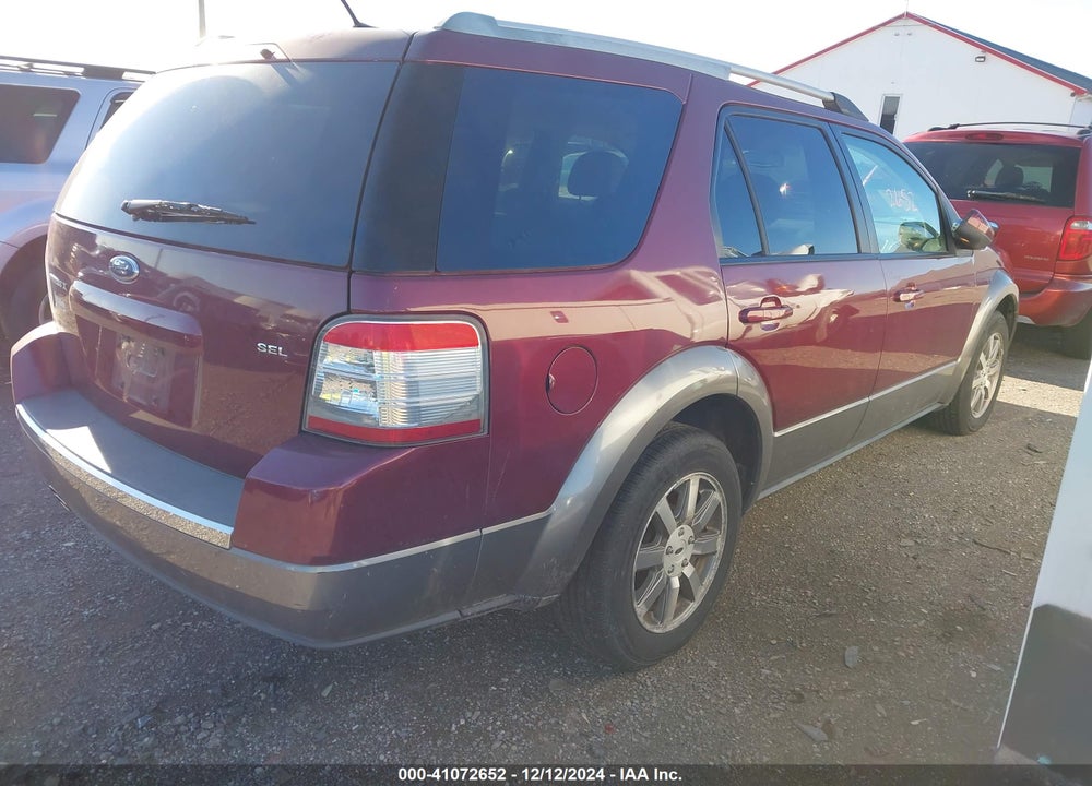2008 FORD TAURUS X SEL VIN: 1FMDK02W18GA06398