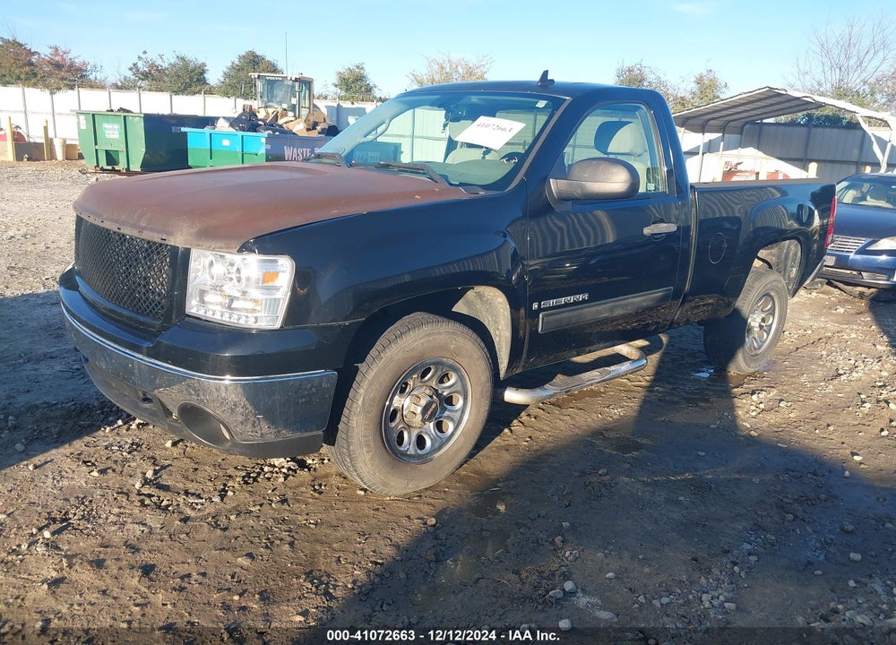 2008 GMC SIERRA 1500 SLE1 VIN: 1GTEC14C38Z126304