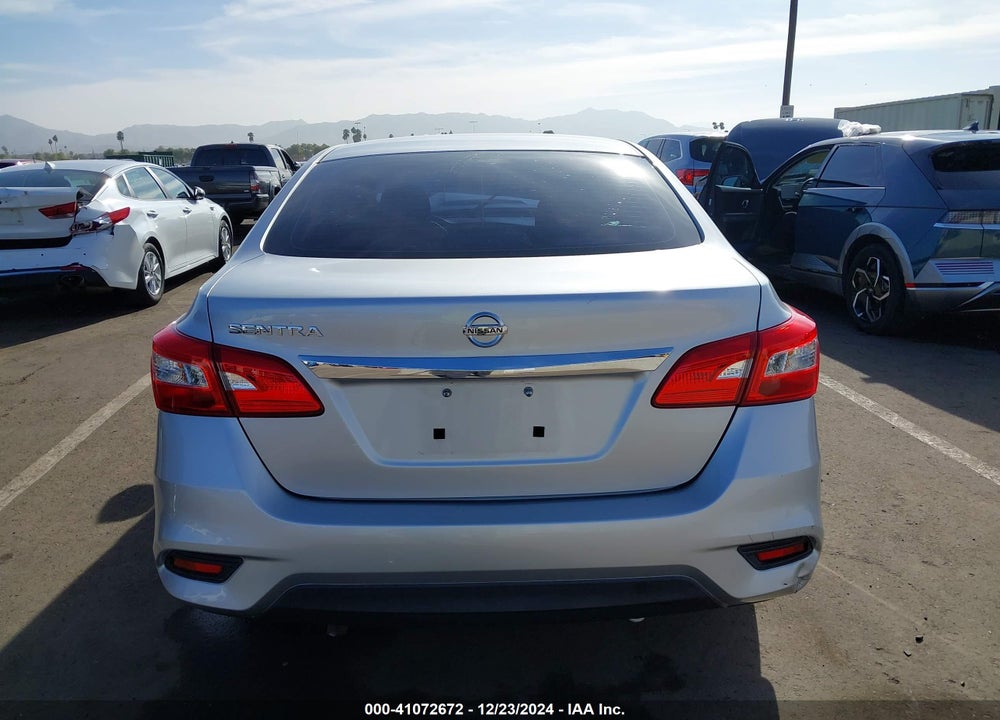 2016 NISSAN SENTRA S VIN: 3N1AB7AP5GY253708