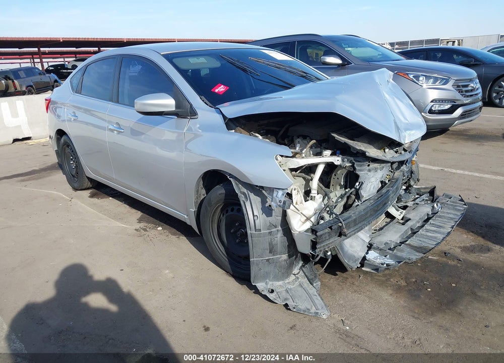 2016 NISSAN SENTRA S VIN: 3N1AB7AP5GY253708