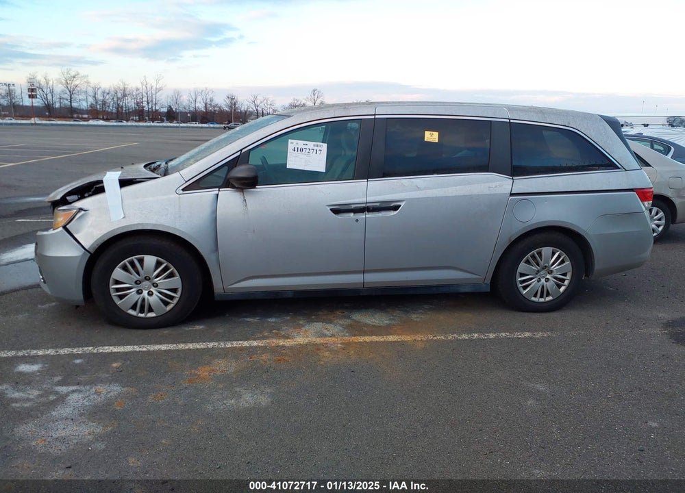 2014 HONDA ODYSSEY LX VIN: 5FNRL5H26EB053277