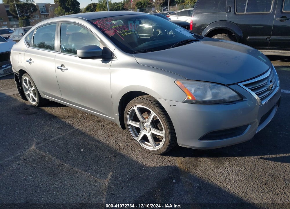 2013 NISSAN SENTRA S VIN: 3N1AB7AP2DL756525