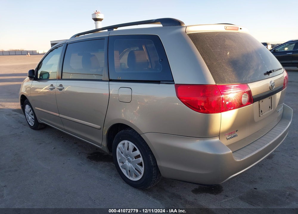 2009 TOYOTA SIENNA CE VIN: 5TDZK23C69S251893