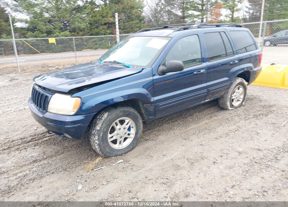 2000 JEEP GRAND CHEROKEE LIMITED VIN: 1J4GW58N0YC319221