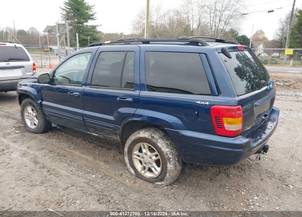 2000 JEEP GRAND CHEROKEE LIMITED VIN: 1J4GW58N0YC319221