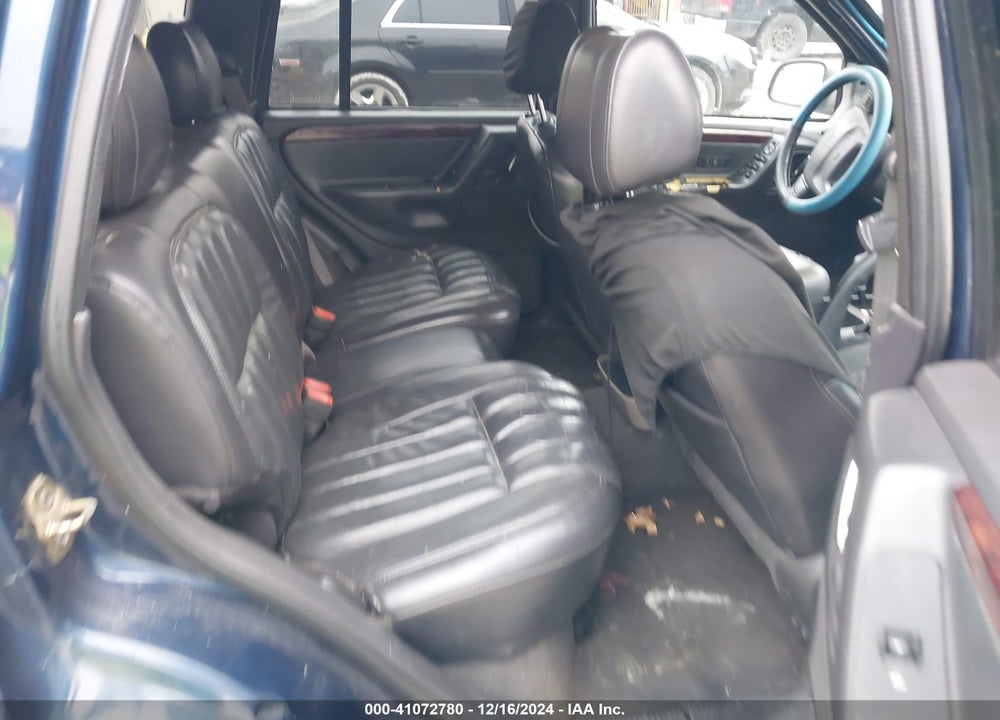 2000 JEEP GRAND CHEROKEE LIMITED VIN: 1J4GW58N0YC319221