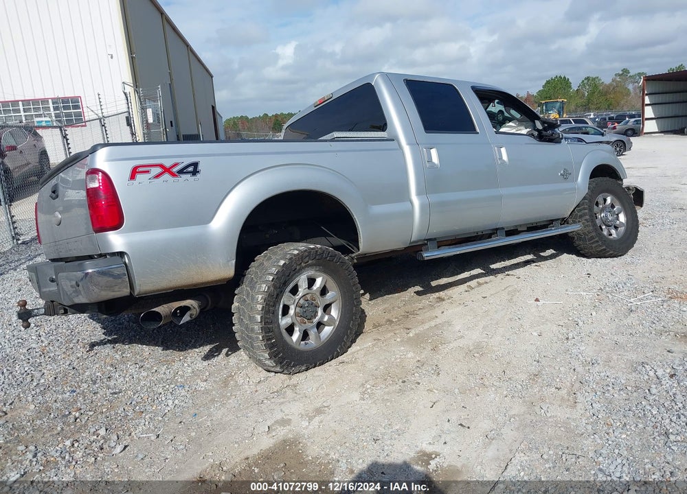 2012 FORD F-250 LARIAT VIN: 1FT7W2BT5CEB72192