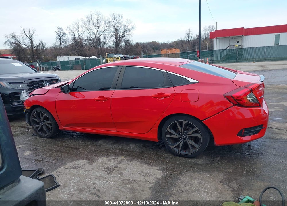 2019 HONDA CIVIC SPORT VIN: 2HGFC2F86KH573897