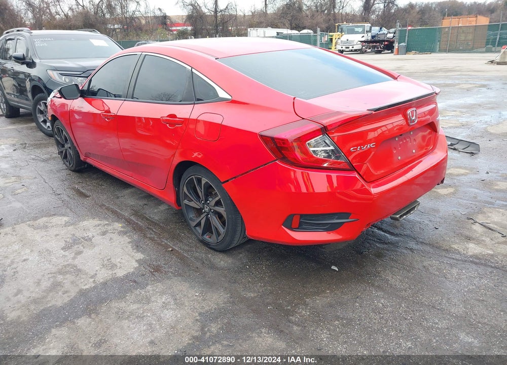 2019 HONDA CIVIC SPORT VIN: 2HGFC2F86KH573897