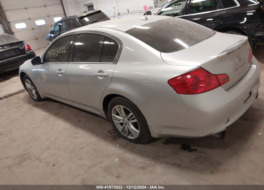 2011 INFINITI G25X VIN: JN1DV6AR1BM650957