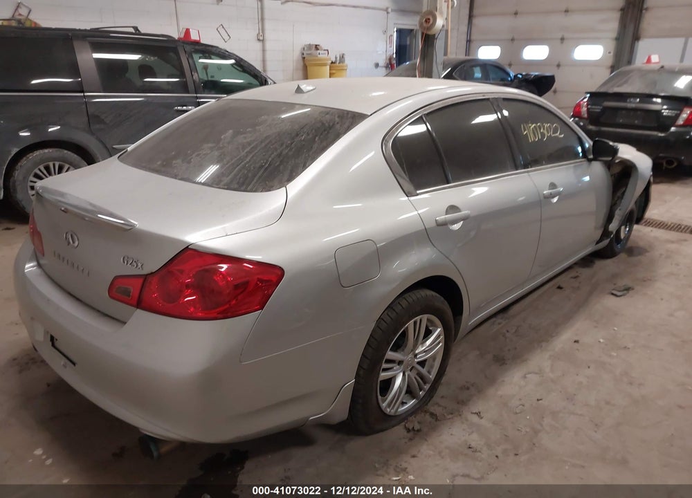 2011 INFINITI G25X VIN: JN1DV6AR1BM650957