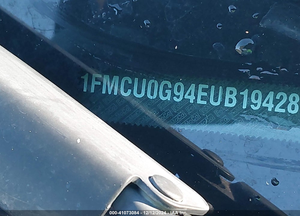 2014 FORD ESCAPE SE VIN: 1FMCU0G94EUB19428