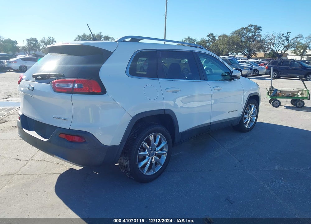 2014 JEEP CHEROKEE LIMITED VIN: 1C4PJLDB8EW207863