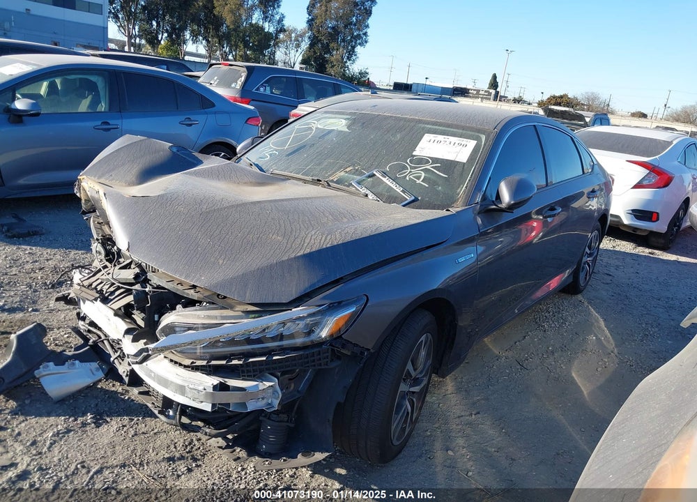 2021 HONDA ACCORD HYBRID VIN: 1HGCV3F14MA009219