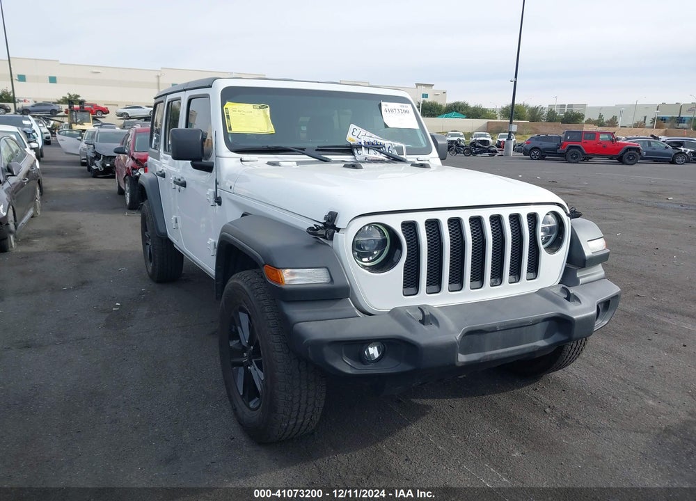 2020 JEEP WRANGLER UNLIMITED SPORT ALTITUDE 4X4 VIN: 1C4HJXDN8LW120502