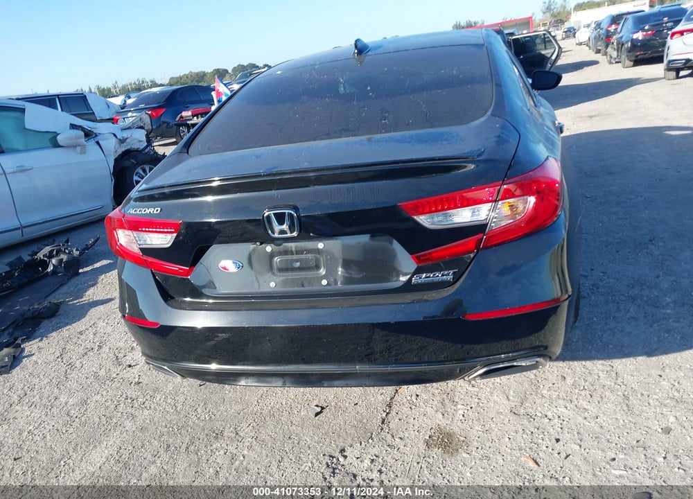 2021 HONDA ACCORD VIN: 1HGCV1F43MA021909