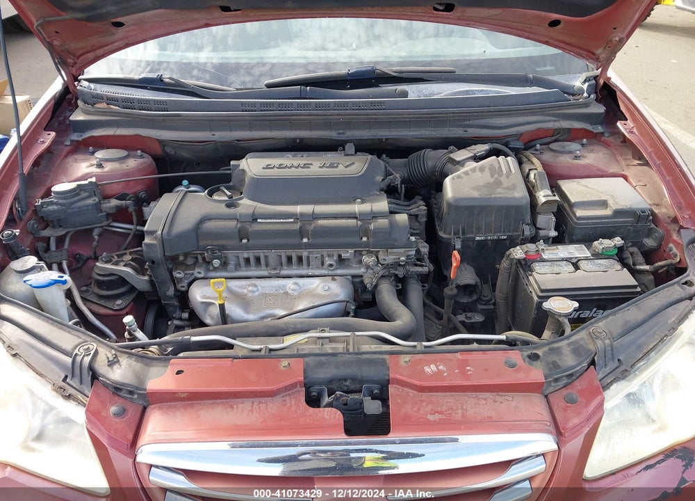 2010 HYUNDAI ELANTRA BLUE/GLS/SE VIN: KMHDU4ADXAU180995
