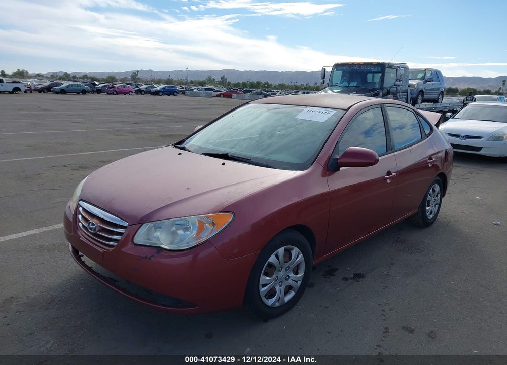 2010 HYUNDAI ELANTRA BLUE/GLS/SE VIN: KMHDU4ADXAU180995