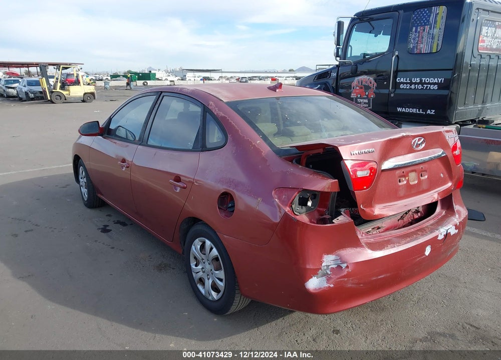 2010 HYUNDAI ELANTRA BLUE/GLS/SE VIN: KMHDU4ADXAU180995