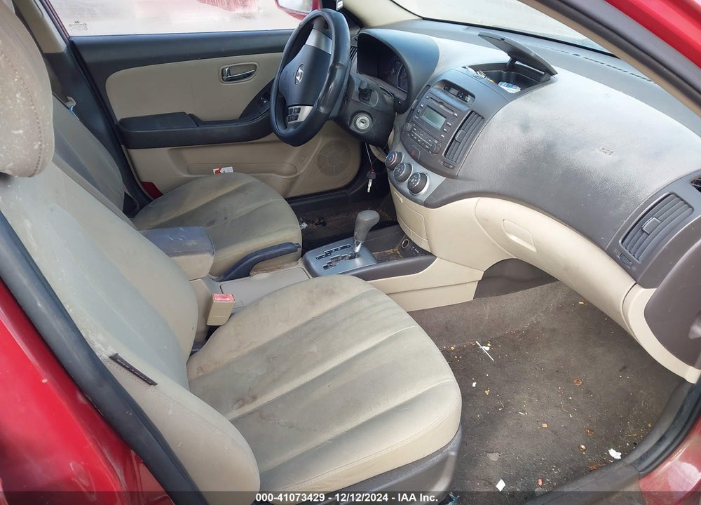 2010 HYUNDAI ELANTRA BLUE/GLS/SE VIN: KMHDU4ADXAU180995