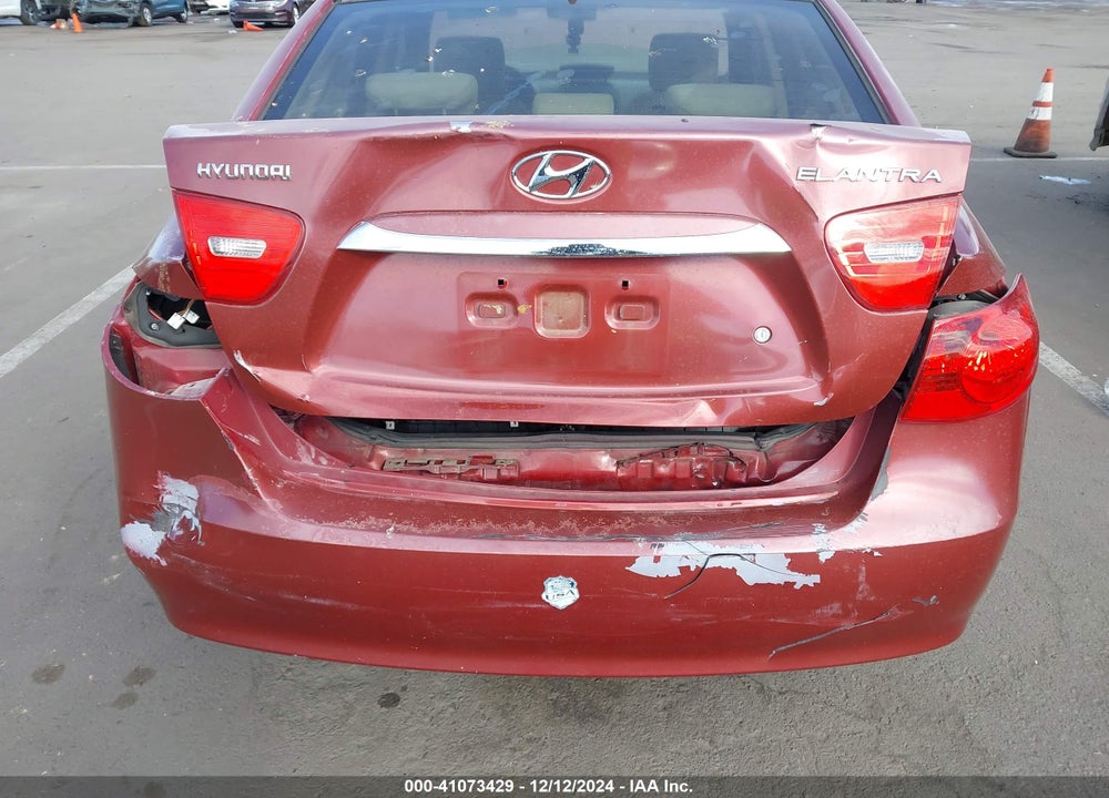 2010 HYUNDAI ELANTRA BLUE/GLS/SE VIN: KMHDU4ADXAU180995