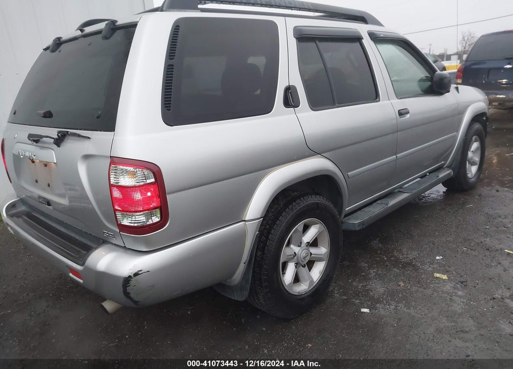 2004 NISSAN PATHFINDER SE VIN: JN8DR09X94W808426