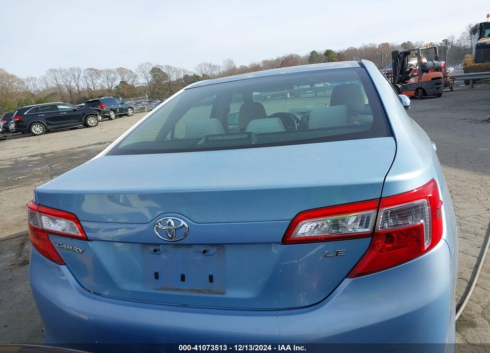 2012 TOYOTA CAMRY LE VIN: 4T1BF1FK9CU527341