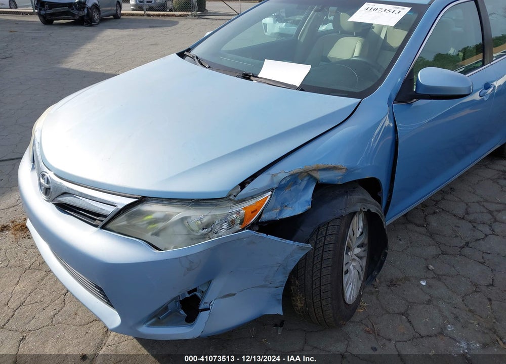 2012 TOYOTA CAMRY LE VIN: 4T1BF1FK9CU527341