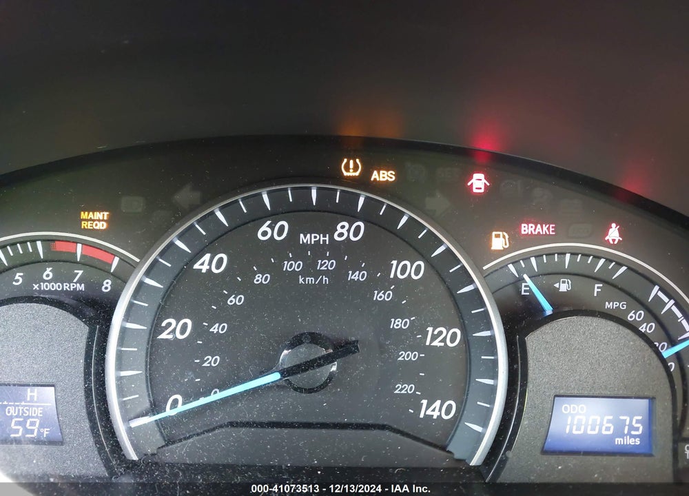 2012 TOYOTA CAMRY LE VIN: 4T1BF1FK9CU527341