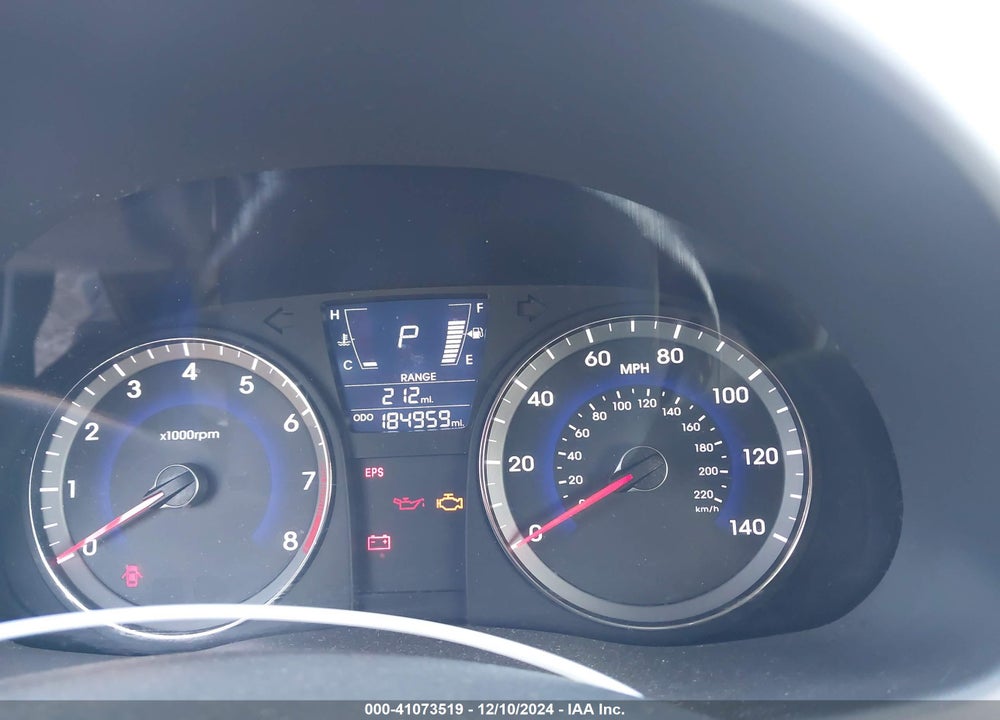 2012 HYUNDAI ACCENT GLS VIN: KMHCU4AE9CU130239
