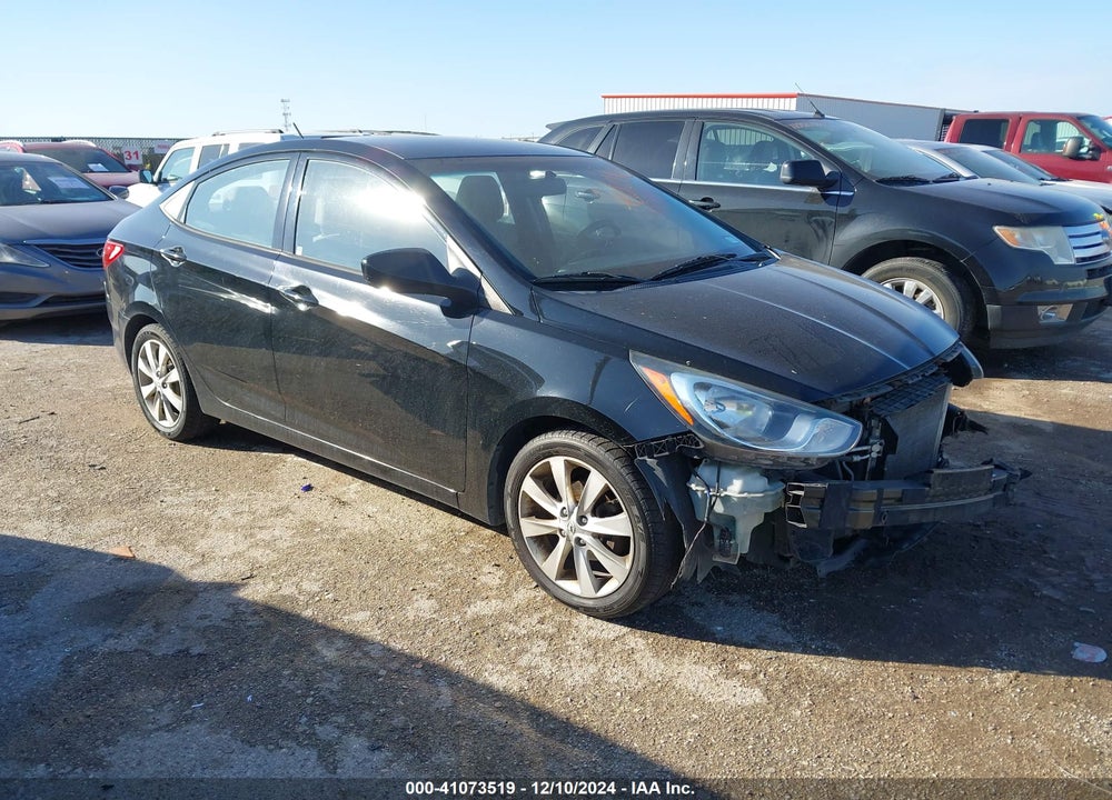 2012 HYUNDAI ACCENT GLS VIN: KMHCU4AE9CU130239
