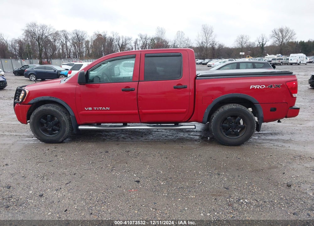 2008 NISSAN TITAN PRO-4X VIN: 1N6AA07C28N330154