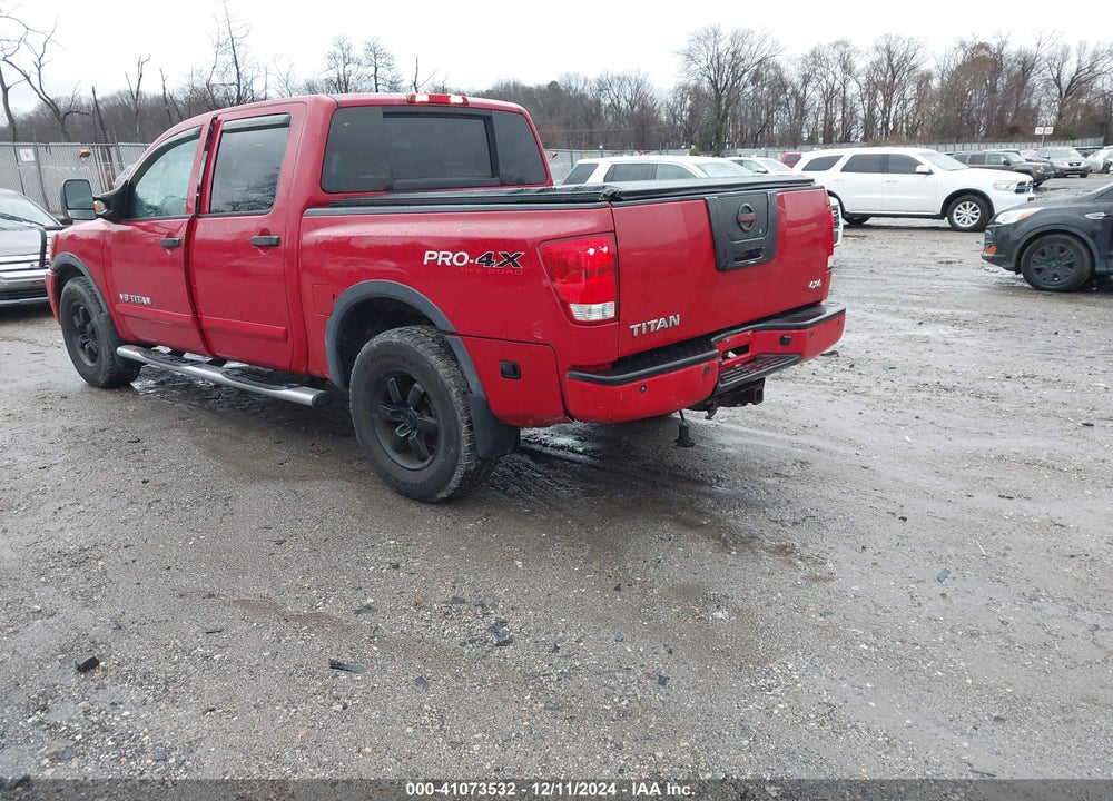 2008 NISSAN TITAN PRO-4X VIN: 1N6AA07C28N330154