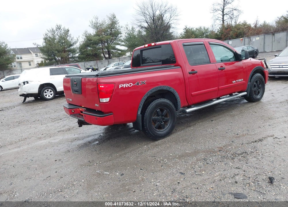 2008 NISSAN TITAN PRO-4X VIN: 1N6AA07C28N330154