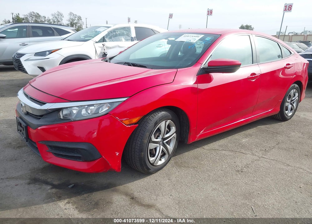 2016 HONDA CIVIC LX VIN: 2HGFC2F50GH562732