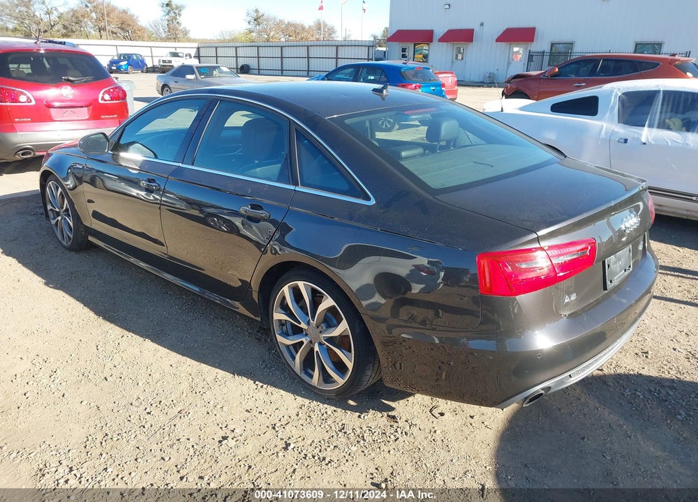 2013 AUDI A6 VIN: WAUHGAFC9DN073248