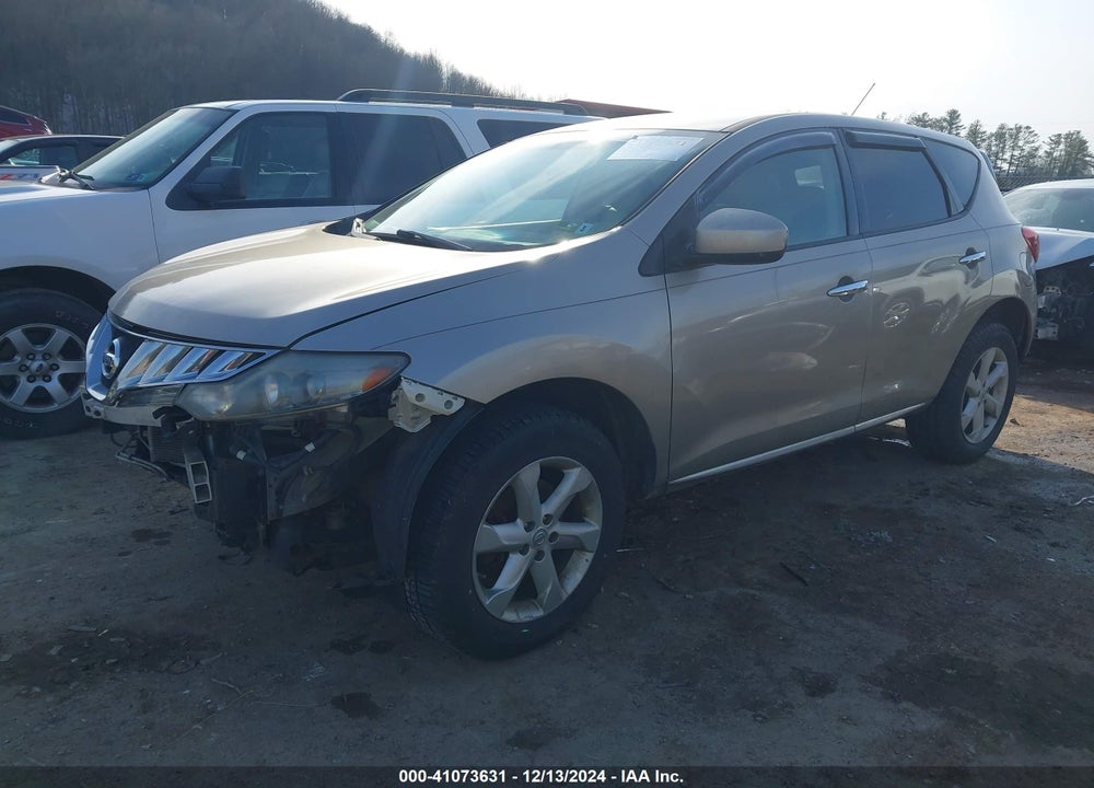 2010 NISSAN MURANO S VIN: JN8AZ1MW6AW139440