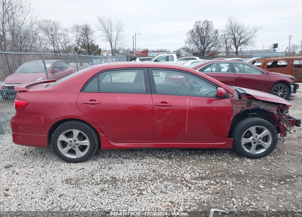 2013 TOYOTA COROLLA S VIN: 2T1BU4EE3DC922413