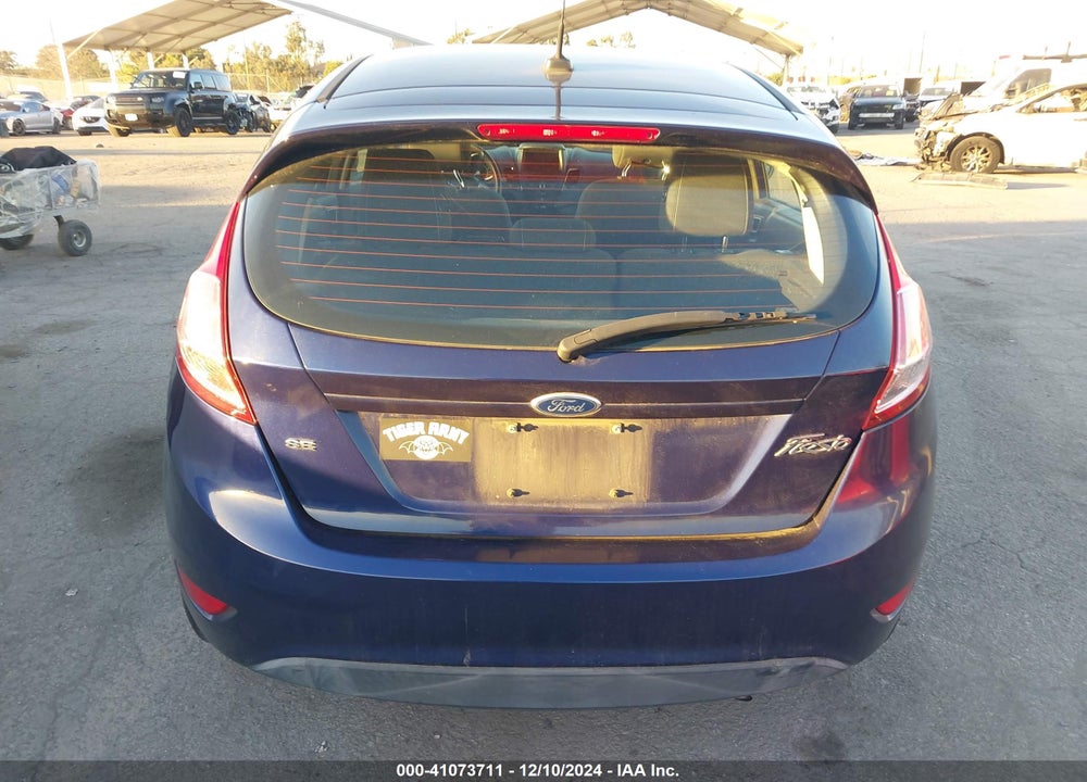 2016 FORD FIESTA SE VIN: 3FADP4EJ2GM105013