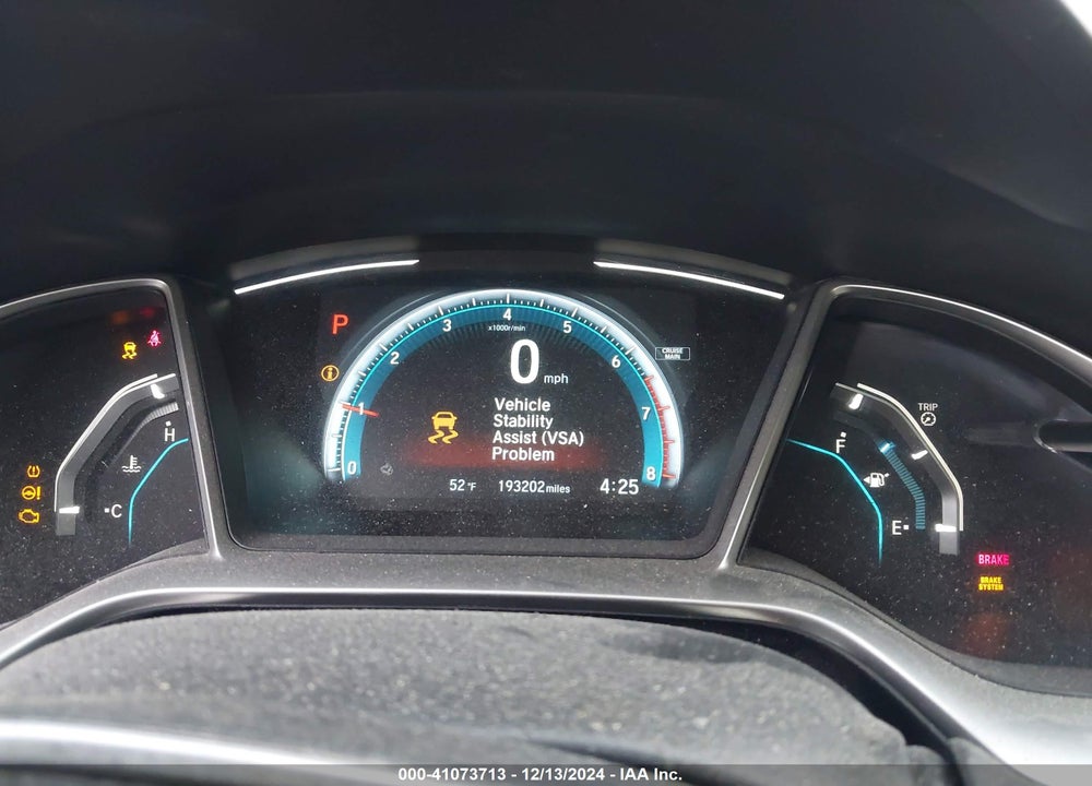 2017 HONDA CIVIC VIN: 2HGFC1F76HH633445