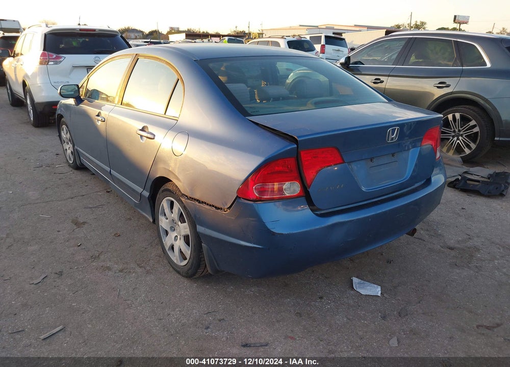 2008 HONDA CIVIC LX VIN: 1HGFA16518L058646